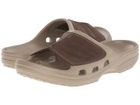 2016 Crocs Comfort Sandals for Men - Yukon Mesa Slide - Khaki/Espresso Online